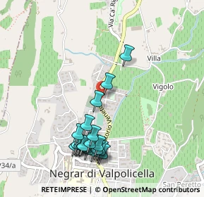 Mappa Via Massimo ďAzeglio, 37024 Negrar VR, Italia (0.5195)