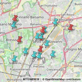Mappa Via G. Rovani, 20099 Sesto San Giovanni MI, Italia (1.93313)