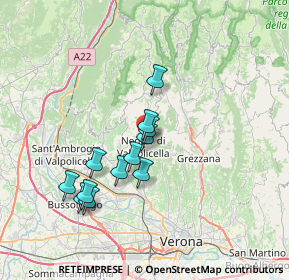 Mappa Via Sandro Pertini, 37024 Negrar VR, Italia (5.985)