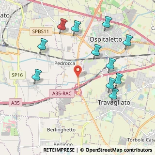 Mappa SP 19 km 16+480, 25039 Travagliato BS, Italia (2.28909)