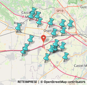 Mappa SP 19, 25046 Cazzago San Martino BS (3.568)