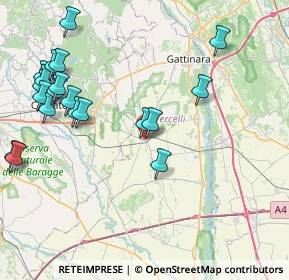 Mappa Via Brusnengo, 13040 Rovasenda VC, Italia (9.729)