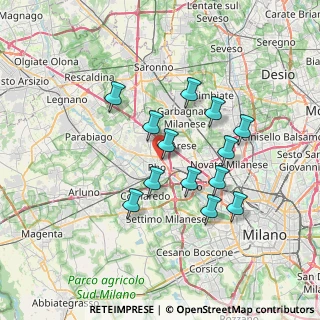 Mappa Via Medaglie D'Oro, 20017 Rho MI, Italia (6.13538)
