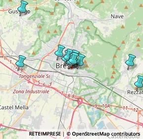 Mappa Piazza Arturo Benedetti Michelangeli, 25121 Brescia BS, Italia (3.56643)