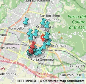 Mappa Piazza Arturo Benedetti Michelangeli, 25121 Brescia BS, Italia (1.265)