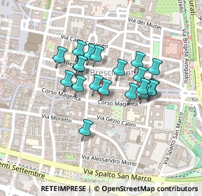 Mappa Piazza Arturo Benedetti Michelangeli, 25121 Brescia BS, Italia (0.1685)