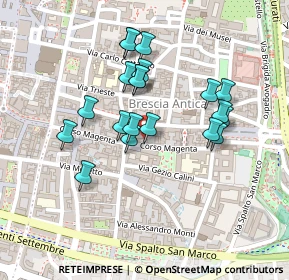 Mappa Piazza Arturo Benedetti Michelangeli, 25121 Brescia BS, Italia (0.195)