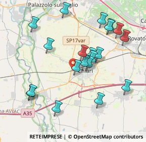 Mappa Via Mario Vitalini, 25032 Chiari BS, Italia (4.002)
