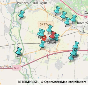 Mappa Via Mario Vitalini, 25032 Chiari BS, Italia (3.812)