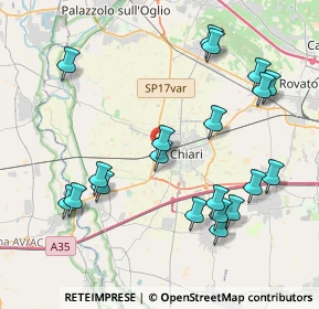 Mappa Via Mario Vitalini, 25032 Chiari BS, Italia (4.3885)
