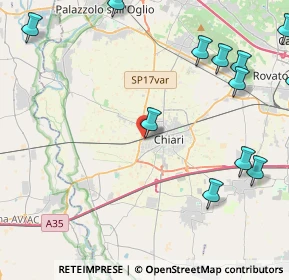 Mappa Via Mario Vitalini, 25032 Chiari BS, Italia (6.09154)