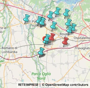 Mappa Via Mario Vitalini, 25032 Chiari BS, Italia (6.28222)