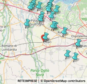 Mappa Via Mario Vitalini, 25032 Chiari BS, Italia (9.2365)