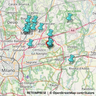Mappa Piazza Diritti dei Bambini, 20060 Bussero MI, Italia (7.004)