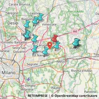 Mappa Piazza Diritti dei Bambini, 20060 Bussero MI, Italia (7.33429)