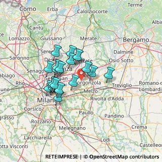 Mappa Piazza Diritti dei Bambini, 20060 Bussero MI, Italia (10.698)