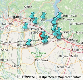 Mappa Viale Teosa, 25032 Chiari BS, Italia (11.00667)