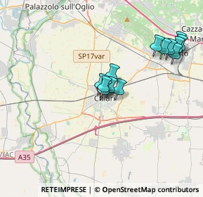 Mappa Viale Teosa, 25032 Chiari BS, Italia (3.42077)