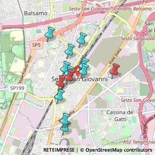 Mappa Via Giuseppe Garibaldi, 20099 Sesto San Giovanni MI, Italia (0.74462)