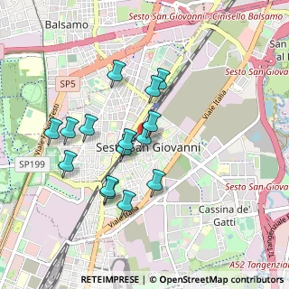 Mappa Via Giuseppe Garibaldi, 20099 Sesto San Giovanni MI, Italia (0.81667)