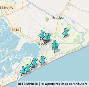 Mappa Jesolo Centro, 30016 Jesolo VE, Italia (3.25091)