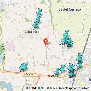 Mappa Via Fara D'Adda, 24045 Treviglio BG, Italia (1.451)