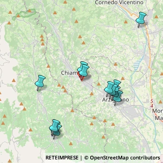 Mappa Via Lago di Fimon, 36072 Chiampo VI, Italia (4.32417)