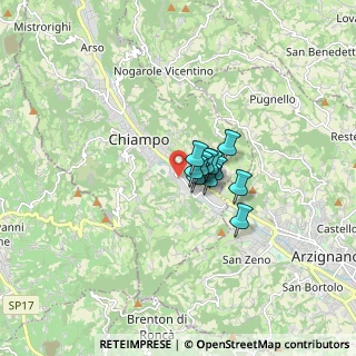 Mappa Via Lago di Fimon, 36072 Chiampo VI, Italia (0.82636)