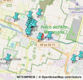 Mappa Via Filippo Meda, 20065 Inzago MI, Italia (0.9525)