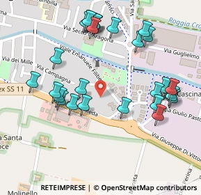 Mappa Via Filippo Meda, 20065 Inzago MI, Italia (0.26552)