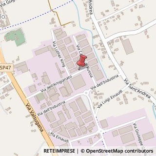 Mappa Via dell' Artigianato, 21, 35010 Curtarolo, Padova (Veneto)