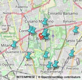 Mappa Via Volontari Italiani del Sangue, 20091 Bresso MI, Italia (1.93071)