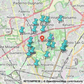 Mappa Via Volontari Italiani del Sangue, 20091 Bresso MI, Italia (1.7625)
