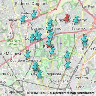 Mappa Via Volontari Italiani del Sangue, 20091 Bresso MI, Italia (2.073)