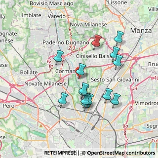Mappa Via Volontari Italiani del Sangue, 20091 Bresso MI, Italia (3.35143)