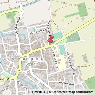 Mappa Via Cavour, 69, 28064 Carpignano Sesia, Novara (Piemonte)