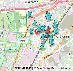 Mappa Via Rovani Giuseppe, 20099 Sesto San Giovanni MI, Italia (0.6635)