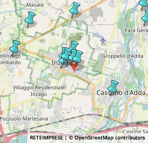 Mappa Viale Turati Filippo, 20065 Inzago MI, Italia (2.02667)