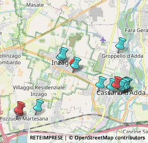 Mappa Viale Turati Filippo, 20065 Inzago MI, Italia (2.31286)