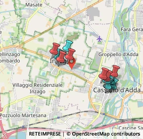 Mappa Viale Turati Filippo, 20065 Inzago MI, Italia (1.61667)