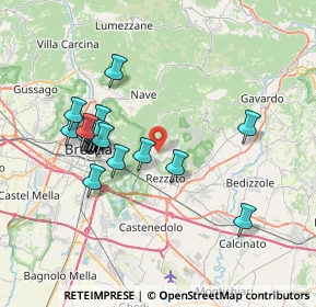 Mappa 25082 Botticino BS, Italia (7.002)