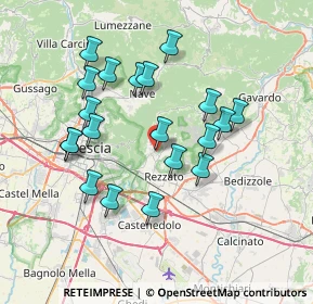 Mappa 25082 Botticino BS, Italia (6.8355)