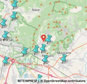 Mappa 25082 Botticino BS, Italia (5.98429)