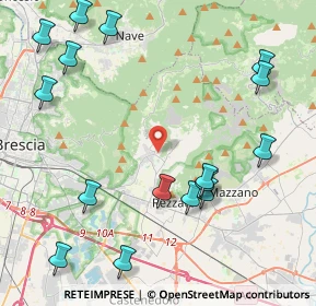 Mappa 25082 Botticino BS, Italia (5.255)