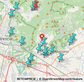 Mappa 25082 Botticino BS, Italia (4.63063)