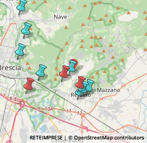 Mappa 25082 Botticino BS, Italia (3.90727)