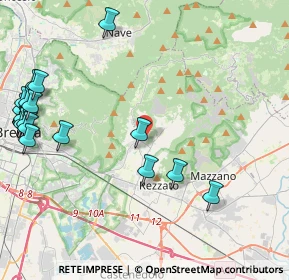Mappa 25082 Botticino BS, Italia (5.733)