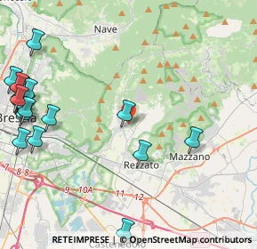 Mappa 25082 Botticino BS, Italia (6.051)