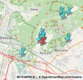 Mappa 25082 Botticino BS, Italia (2.86545)