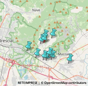 Mappa 25082 Botticino BS, Italia (2.44182)